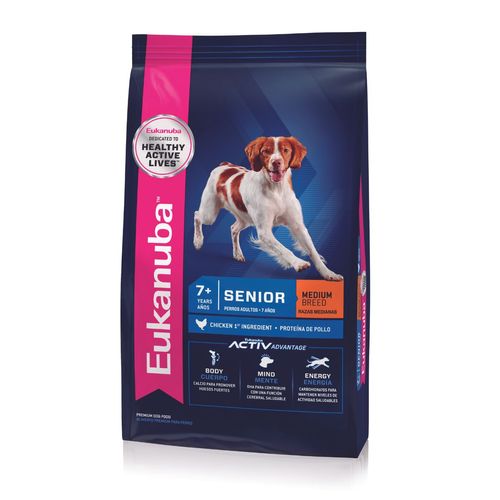 Eukanuba Perro Senior Raza Mediana x 15 kg