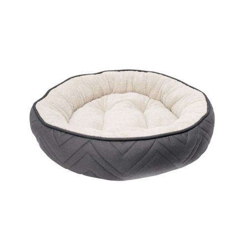 Cama Redonda Cuddle 56 cm Gris Línea DreamWell Dogit