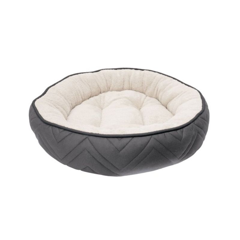 Cama-Redonda-Cuddle-56-cm-Gris-Linea-DreamWell-Dogit