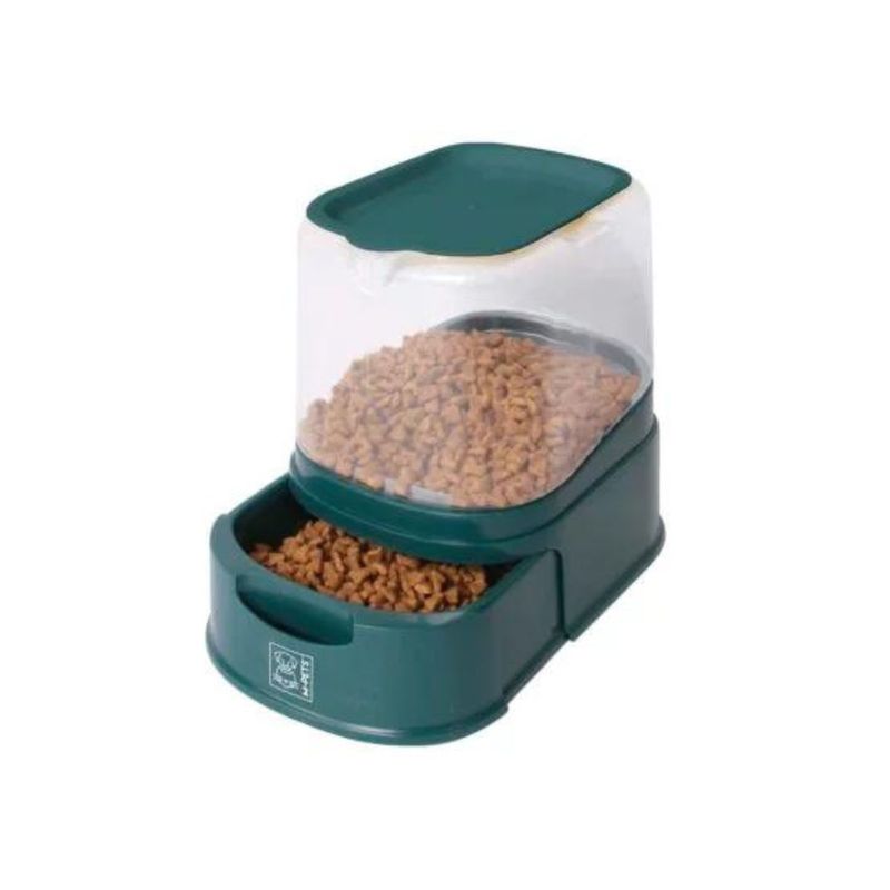Comedero-Dispenser-de-Alimento-Lena-Verde-3-litros-M-Pets-