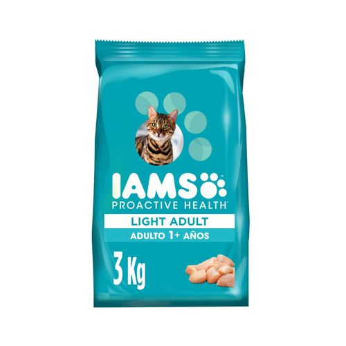 Iams Gato Adulto Light x 3 kg