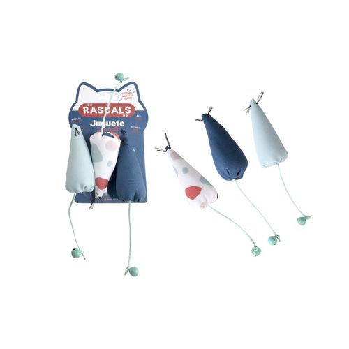 Juguete Conito de Tela para Gatos Set x 3 unidades Rascals