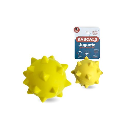 Juguete Pelota Erizo Amarilla Rascals