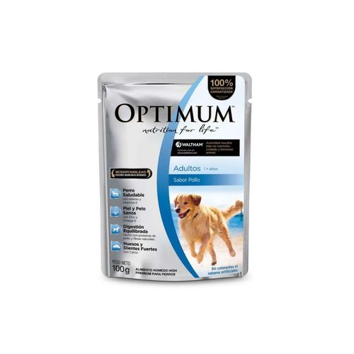 Optimum Perro Adulto Raza Mediana/Grande Pouch x 100 gr
