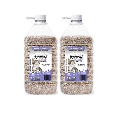 Piedras Aglomerantes Rubicat Classic Lavanda Pack de 2 Bidones x 5,3 kg