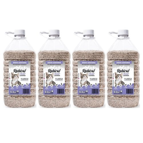 Piedras Aglomerantes Rubicat Classic Lavanda Pack de 4 Bidones x 5,3 kg