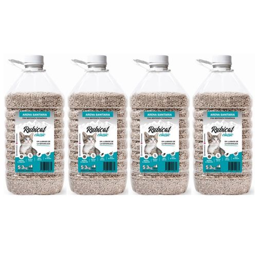 Piedras Aglomerantes Rubicat Classic Pack de 4 Bidones x 5,3 kg