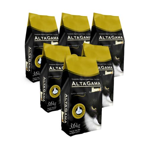 Piedras Sanitarias Absorsol Alta Gama Pack de 6 Bolsas x 3,6 kg