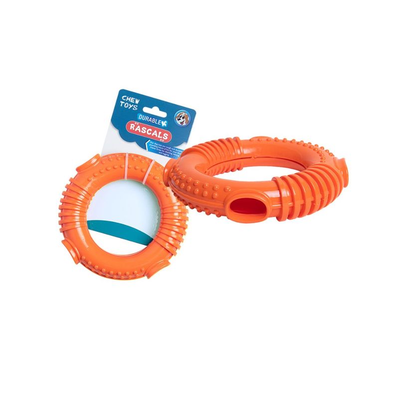 Juguete-Anillo-Dispensador-de-Snacks-157-x-3-cm-Naranja-Termoplastico-resistente-Rascals