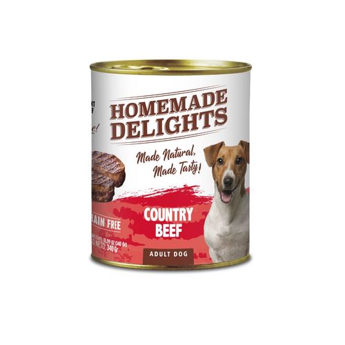 Homemade Delights Perro Adulto Country Beef Lata x 340 gr