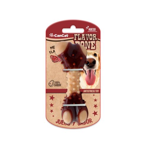 Juguete Hueso de Nylon Saborizado Carne y Pollo Línea Flavor Bone Cancat
