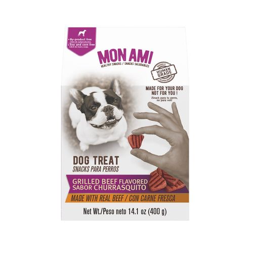 Snacks Saludables Para Perros Churrasquitos grille x 400 gr Mon Ami