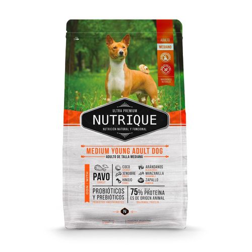 Nutrique Perro Adulto Raza Mediana x 3 kg