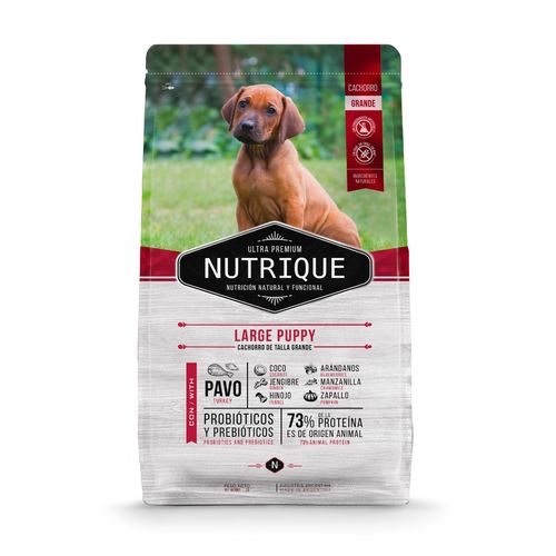 Nutrique Perro Cachorro Raza Grande x 15 kg