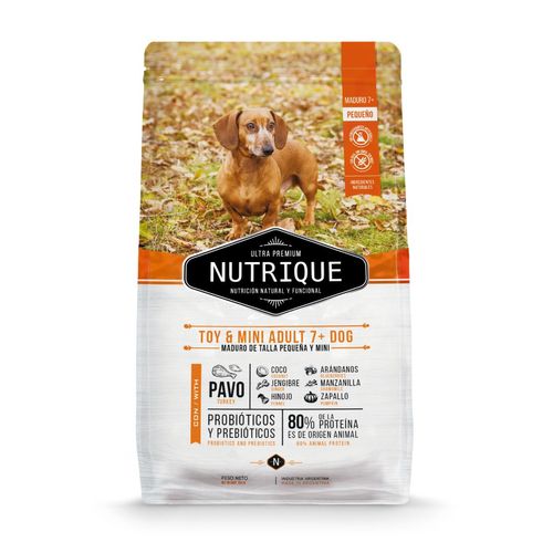 Nutrique Perro Senior Raza Pequeña x 3 kg