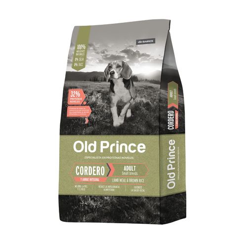Old Prince Proteínas Noveles Perro Adulto Raza Pequeña Cordero y Arroz x 15 kg