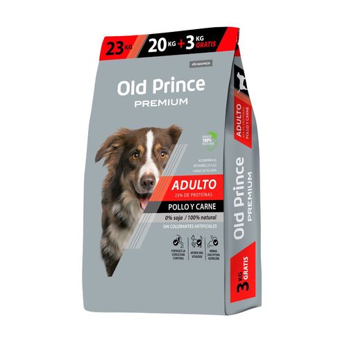 Old Prince Premium Perro Adulto x 20 kg + 3 kg