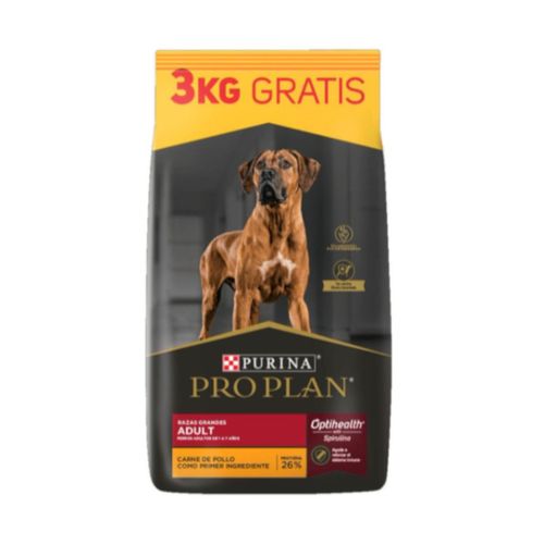 Pro Plan Perro Adulto Raza Grande x 15 kg + 3 kg