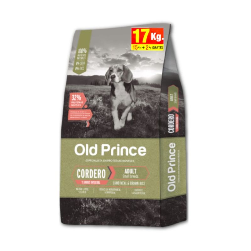 Old-Prince-Proteinas-Noveles-Perro-Adulto-Raza-Pequeña-Cordero-y-Arroz-x-15-kg---2-kg