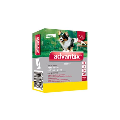 Advantix Pipeta para Perros de 10 a 25 kg