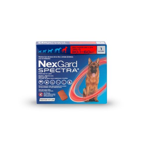 Nexgard Spectra Bocado Masticable para Perros de 30 a 60 kg
