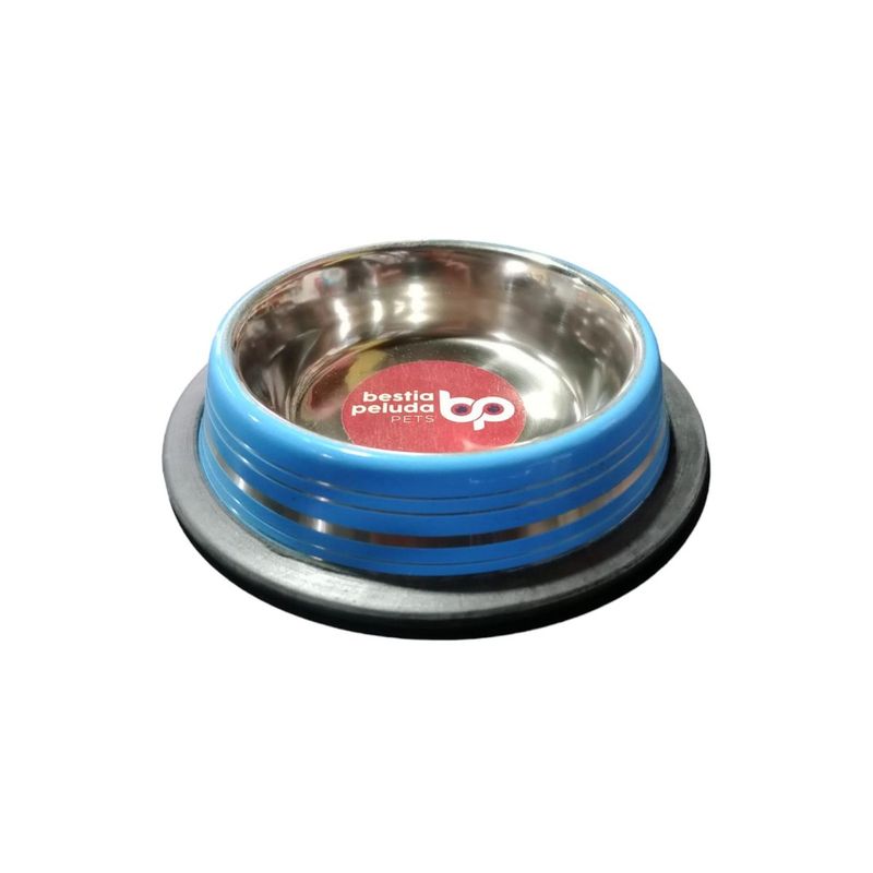 Comedero-De-Acero-Inoxidable-Azul-07-lts-Bestia-Peluda