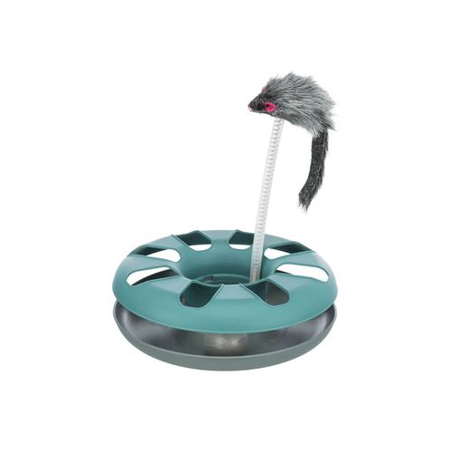 Juguete Circulo Loco con Raton Plush Trixie