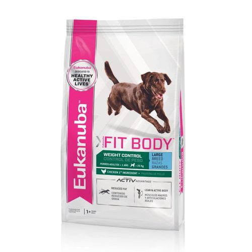 Eukanuba Perro Fit Body Raza Grande x 15 kg