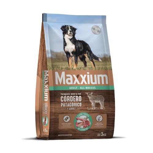 Maxxium Perro Adulto Cordero Patagónico x 3 kg