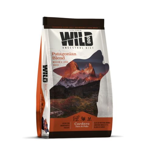 Wild Perro Adulto Raza Mediana/Grande Cordero, Pavo y Pollo x 7,5 kg