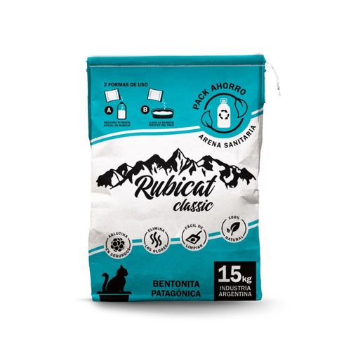 Piedras Aglomerantes Rubicat Classic Bolsa x 15 kg