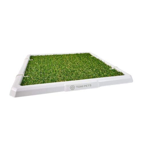 Bandeja Sanitaria con Pasto Sintético Tonipets Chica Para Hembra
