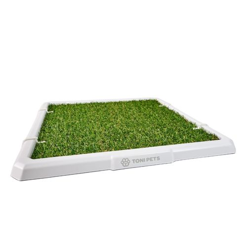 Bandeja Sanitaria con Pasto Sintético Tonipets Mediana Para Hembra