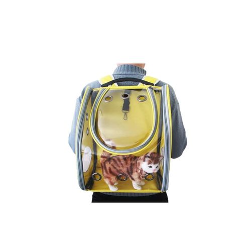 Mochila Transportadora Transparente Para Mascotas Hasta 10 kg Rash-On