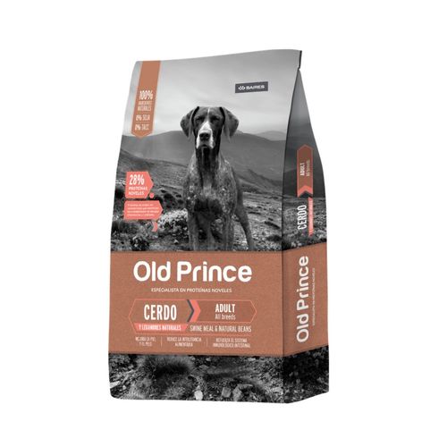 Old Prince Proteínas Noveles Perro Adulto Cerdo y Legumbres x 3 kg