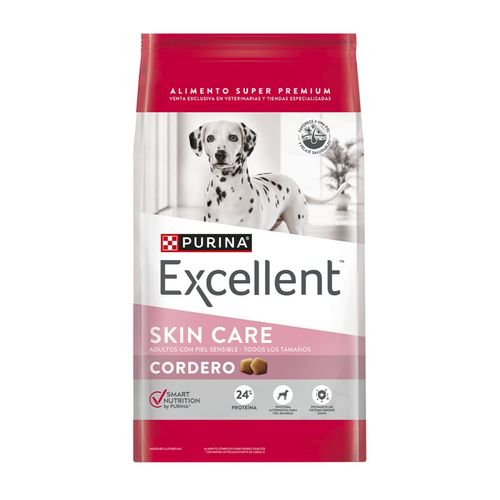 Excellent Perro Adulto Skin Care Cordero x 15 kg