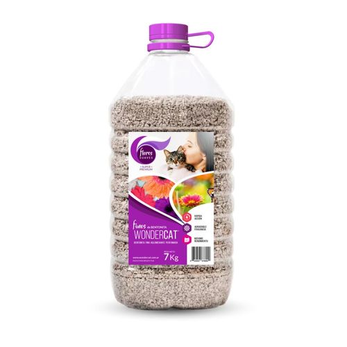 Piedras Aglomerantes Wondercat Flores Suaves x 7 kg