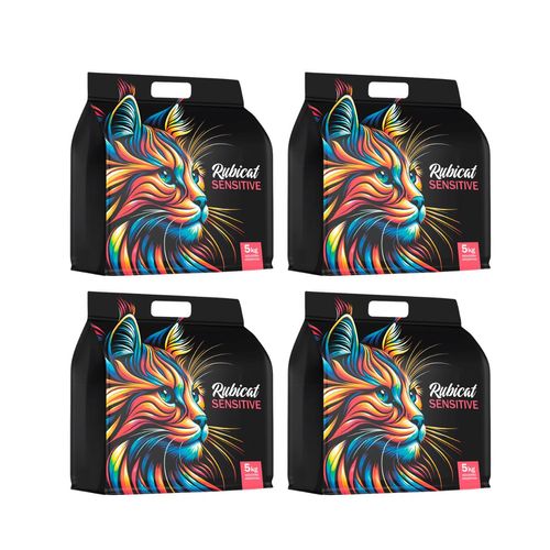 Piedras Aglomerantes Rubicat Sensitive Pack de 4 Bidones x 5 kg