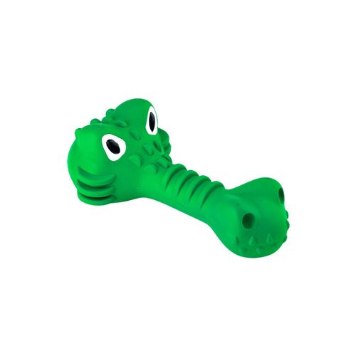 Juguete Cocodrilo para Snacks de Caucho Natural 18 x 9,3 x 7 cm Bestia Peluda