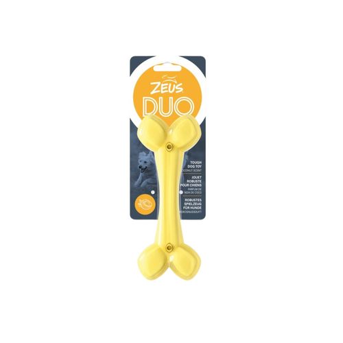 Juguete Hueso con Aroma a Coco 18 cm Amarillo Zeus Duo