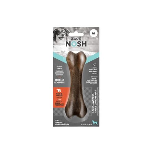 Juguete Hueso Nosh Strong Beef and Cheese Medium Zeus