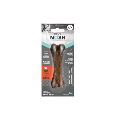 Juguete Hueso Nosh Strong Beef and Cheese Small Zeus
