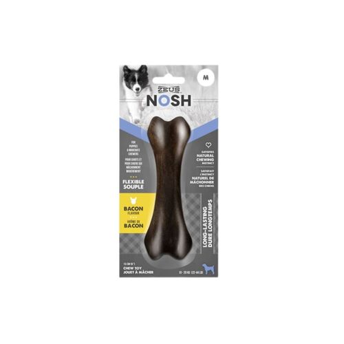Juguete Hueso Nosh Flexible Bacon Medium Zeus