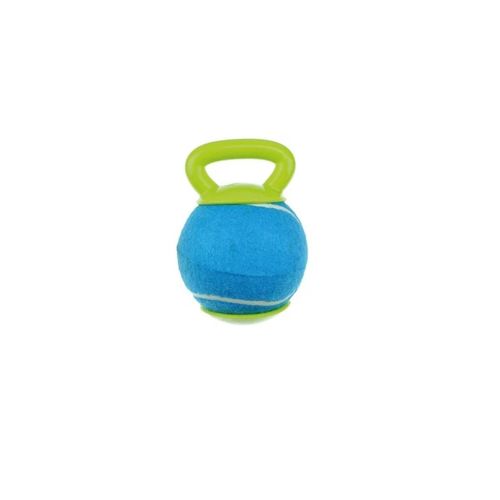 Juguete Baggy Ball Azul y Verde para perros M-Pets
