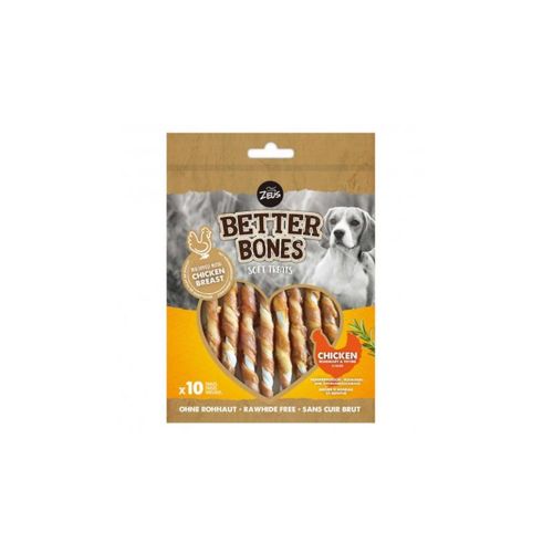 Snacks Better Bones Palitos de Pollo Recubiertos de Pollo para Perro 10 unidades Zeus