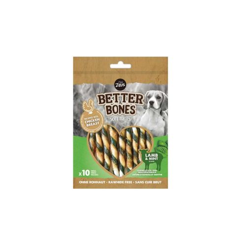 Snacks Better Bones Palitos de Cordero Recubiertos de Pollo para Perro 10 unidades Zeus