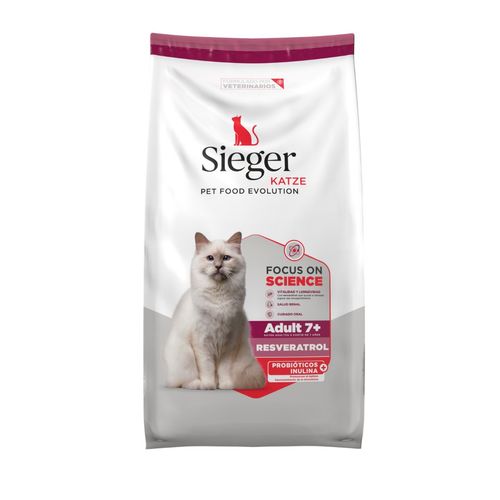 Sieger Gato Adulto 7+ Resveratrol x 3 kg