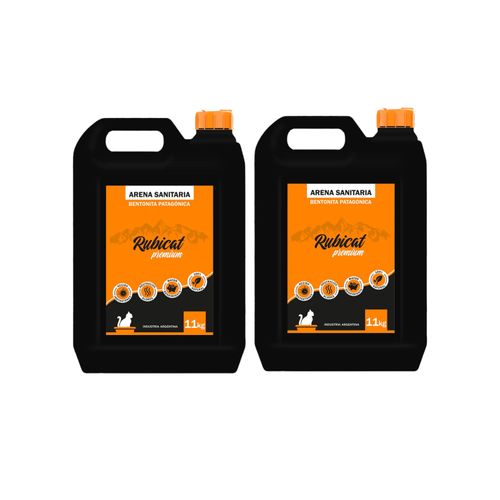 Piedras Aglomerantes Rubicat Premium Pack de 2 Bidones x 11 kg