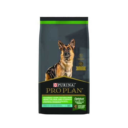 Pro Plan Perro Sensitive Skin and Stomach Raza Mediana/Grande x 12 kg