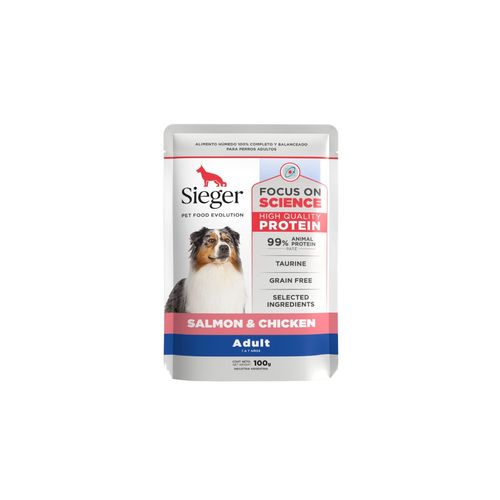 Sieger Perro Adulto Pouch x 100 gr